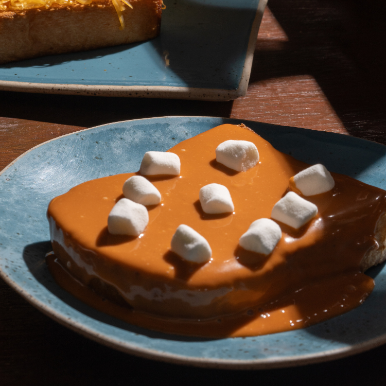 Thai Tea Custard Khanom Pang Ping