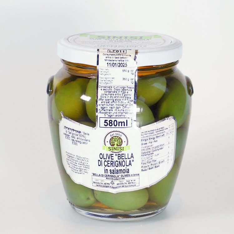 Olive Bella Di Cerignola in Salamoia - In Brine - Anantara Siam Bangkok Hotel